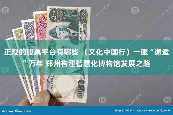 正规的股票平台有哪些 （文化中国行）一眼“邂逅”万年 郑州构建智慧化博物馆发展之路