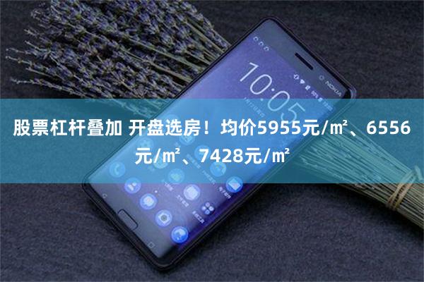 股票杠杆叠加 开盘选房！均价5955元/㎡、6556元/㎡、7428元/㎡