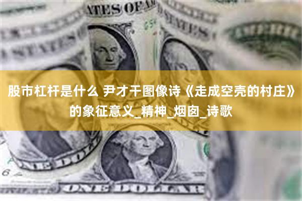 股市杠杆是什么 尹才干图像诗《走成空壳的村庄》的象征意义_精神_烟囱_诗歌