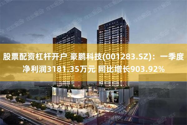 股票配资杠杆开户 豪鹏科技(001283.SZ)：一季度净利润3181.35万元 同比增长903.92%