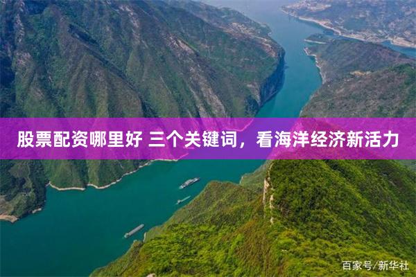 股票配资哪里好 三个关键词，看海洋经济新活力